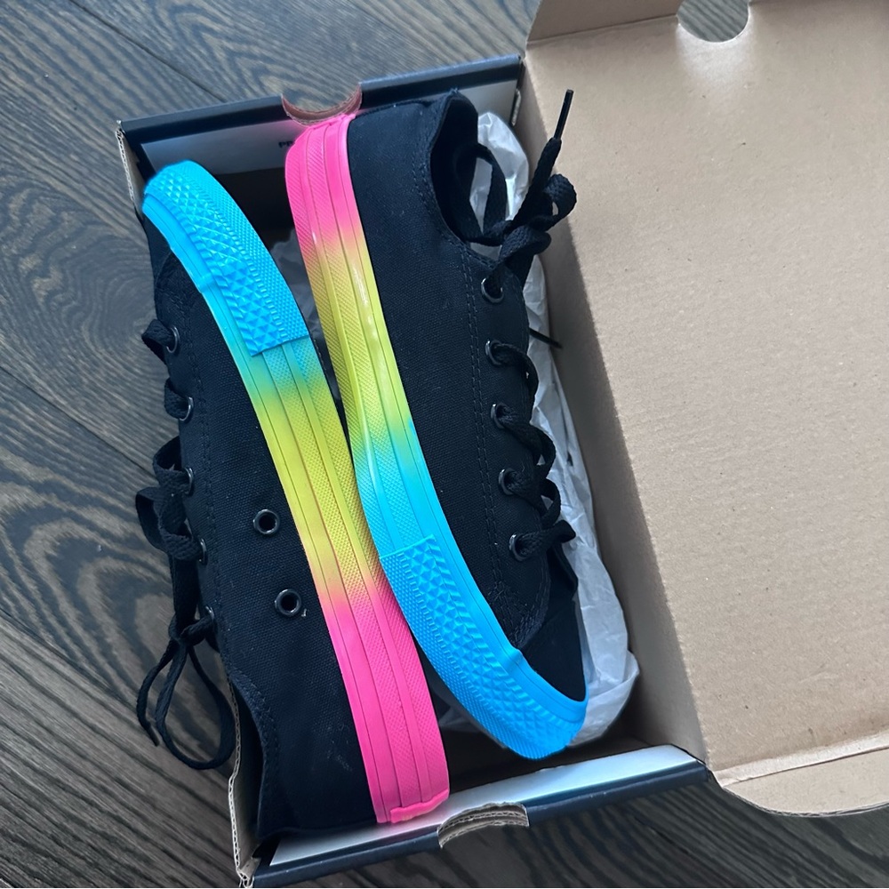 NEW Colorful Kids Converse Sneakers Size 2.5